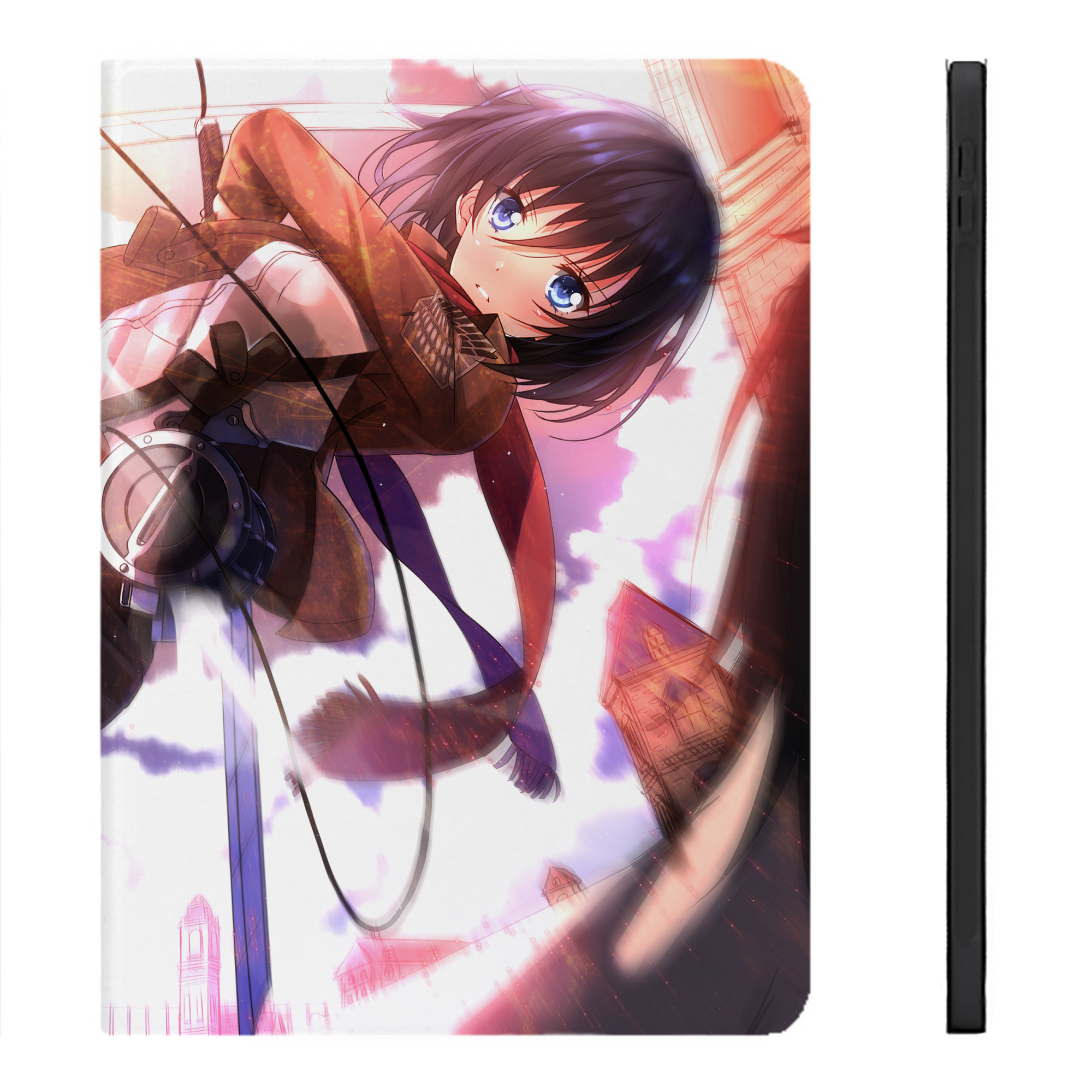 （画像用） 進撃の巨人 Attack on Titan IPadケース ペンホルダー付き ブックスタイルデザイン